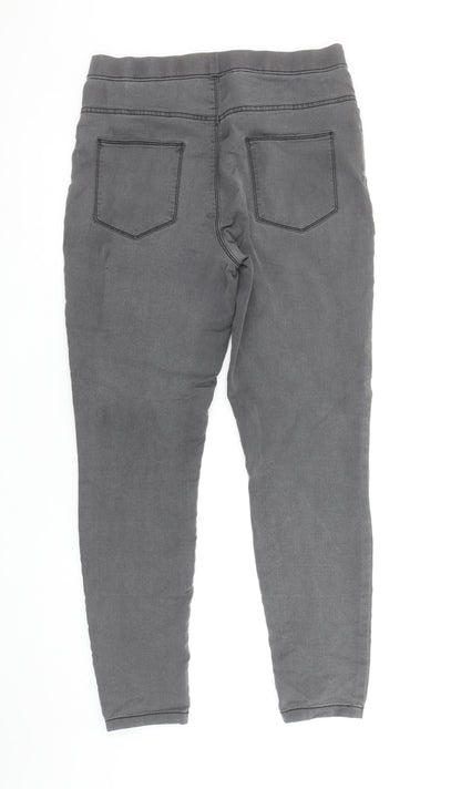Dunnes Stores Womens Grey Size 12 Jegging Stretch Slim Jeans