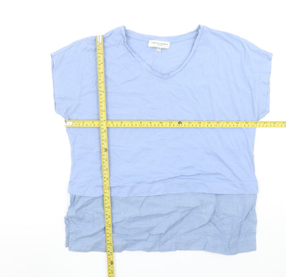 Womens UK Size S Carolyn Donnelly The Edit Blue Basic T-Shirt