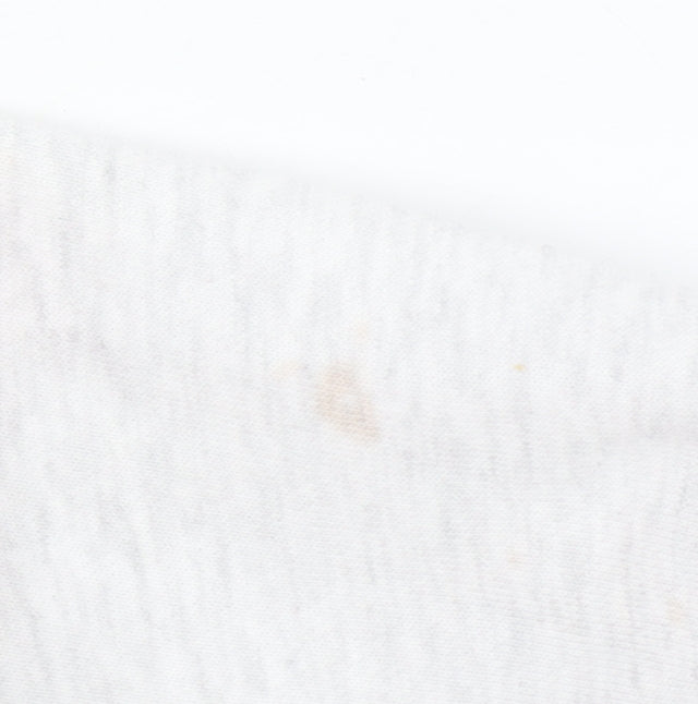 Boohoo Women Grey Full Zip Cropped Hoodie Size 8