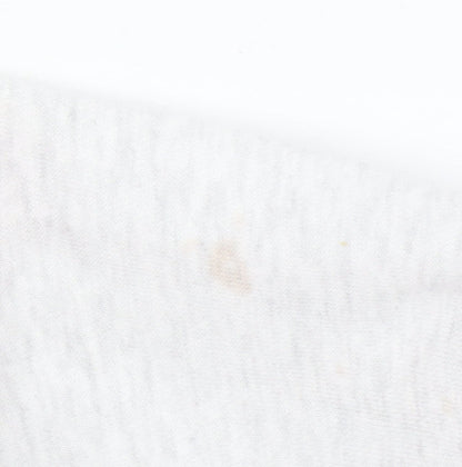 Boohoo Women Grey Full Zip Cropped Hoodie Size 8