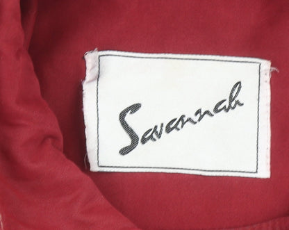 Womens UK Size 10 Savannah Red Rain Coat