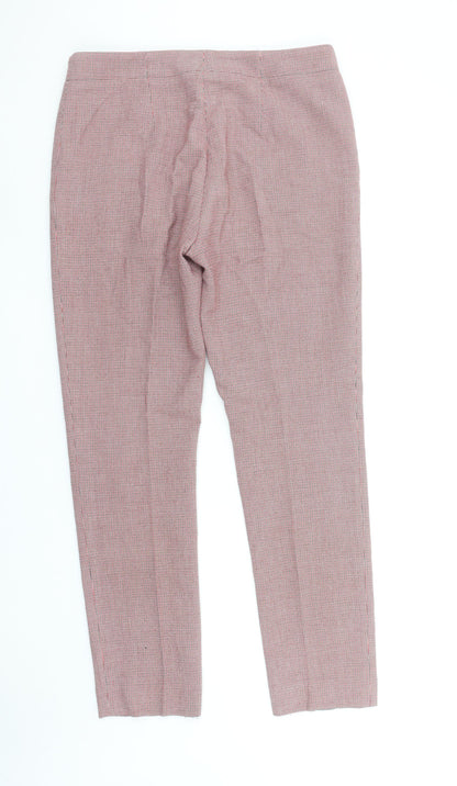 Womens UK Size 12 Carolyn Donnelly The Edit Slim Fit Cropped Multicoloured Trous