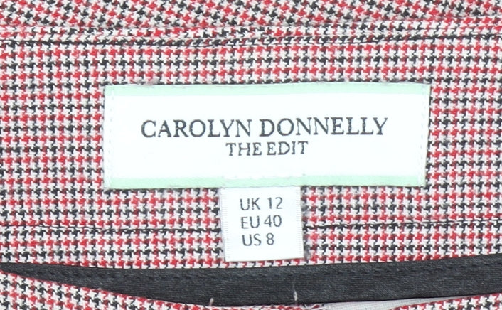 Womens UK Size 12 Carolyn Donnelly The Edit Slim Fit Cropped Multicoloured Trous