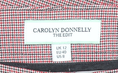 Womens UK Size 12 Carolyn Donnelly The Edit Slim Fit Cropped Multicoloured Trous