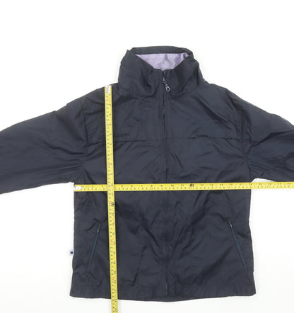 BLOX Womens Blue Lightweight Windbreaker Jacket Size 10