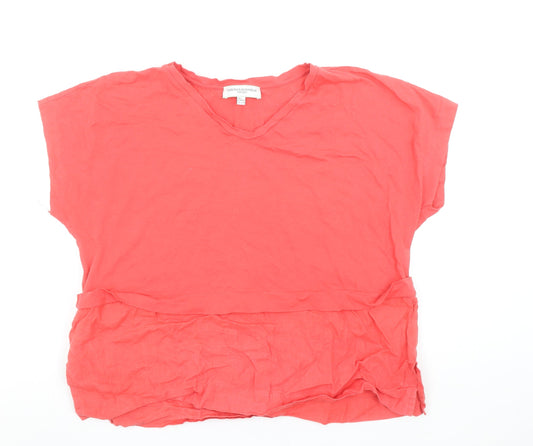 Womens UK Size L Carolyn Donnelly The Edit Red Basic T-Shirt