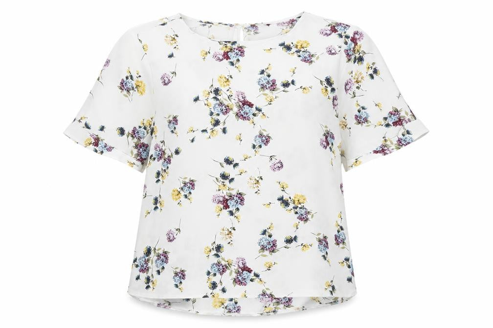 Womens UK Size 14 Primark White Tunic Blouse