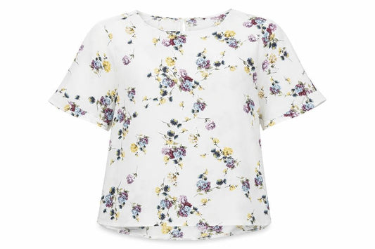 Womens UK Size 14 Primark White Tunic Blouse