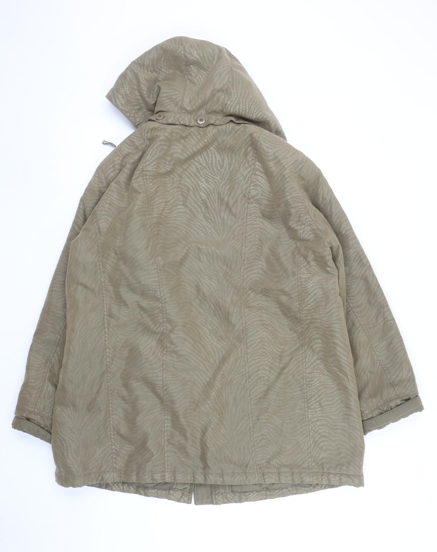 Womens UK Size 20 Barbara Lebek Brown Rain Coat