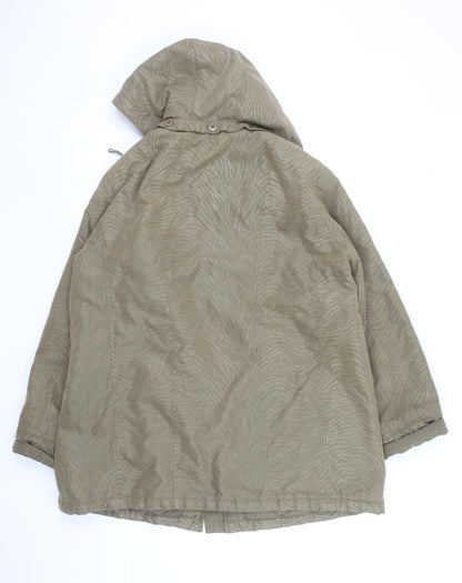 Womens UK Size 20 Barbara Lebek Brown Rain Coat