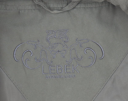 Womens UK Size 20 Barbara Lebek Brown Rain Coat