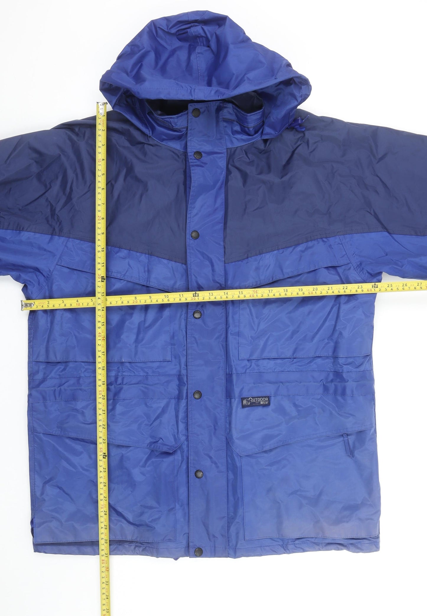 Mens UK Size M Outdoor Wear by R.M Blue Rain Coat