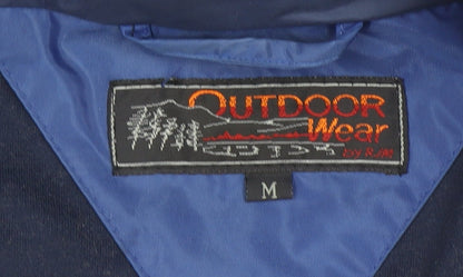 Mens UK Size M Outdoor Wear by R.M Blue Rain Coat