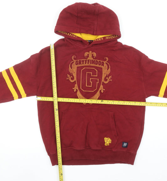 Girls UK Size 12-13 Years Marks and Spencer Red Pullover Hoodie