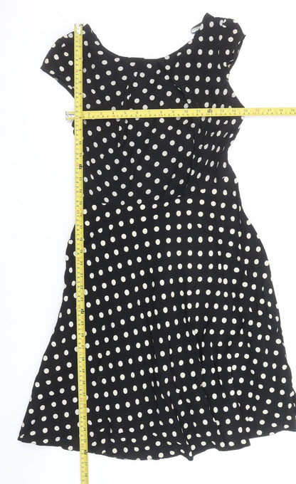 Womens UK Size 10 Wallis Fit & Flare Dress