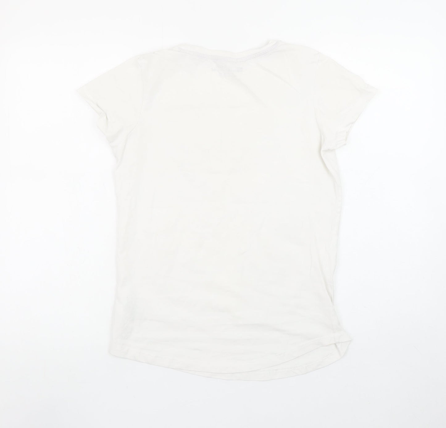 Mountain Warehouse Women’s White Bird Print Cotton T-Shirt Size 12