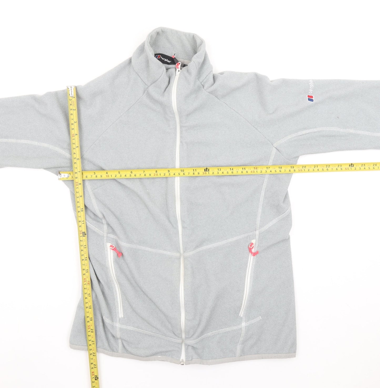Berghaus Women's Grey Fleece Full Zip Jacket Size 14