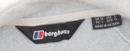 Berghaus Women's Grey Fleece Full Zip Jacket Size 14