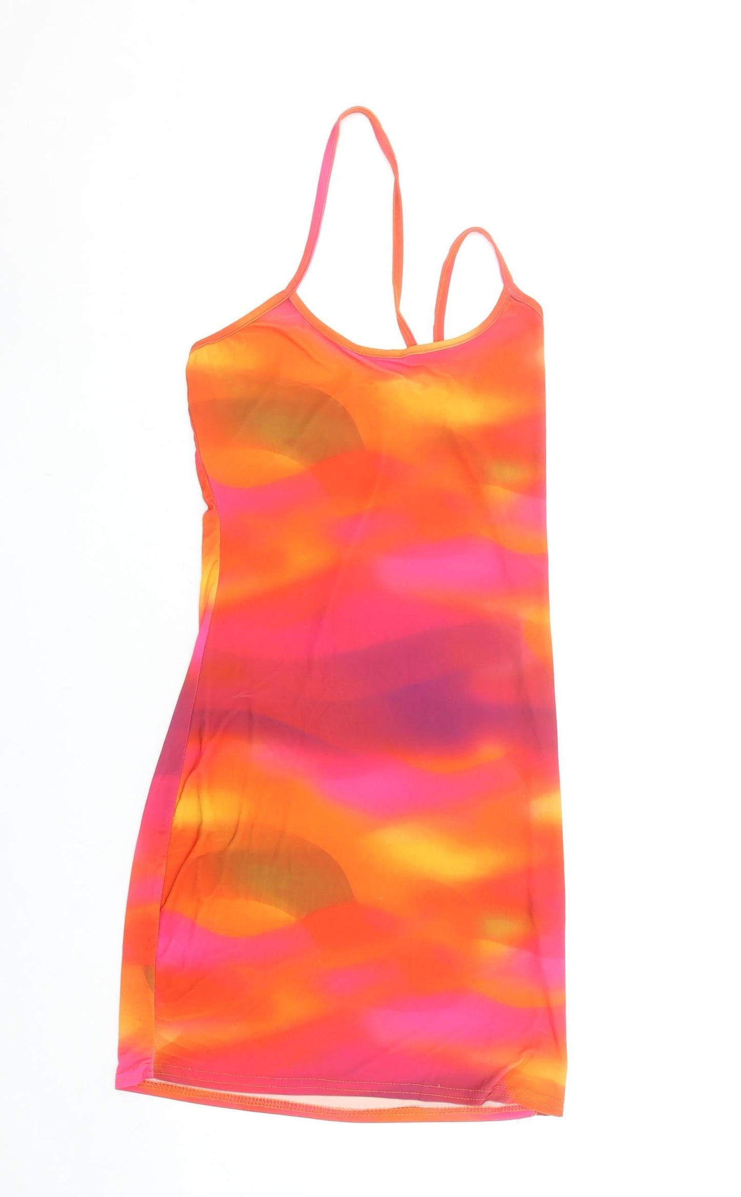 PrettyLittleThing Women’s Multicoloured Slip Dress Size 8 Short