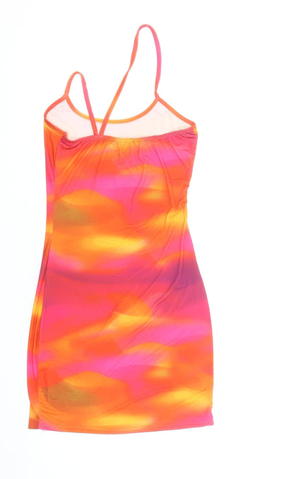 PrettyLittleThing Women’s Multicoloured Slip Dress Size 8 Short