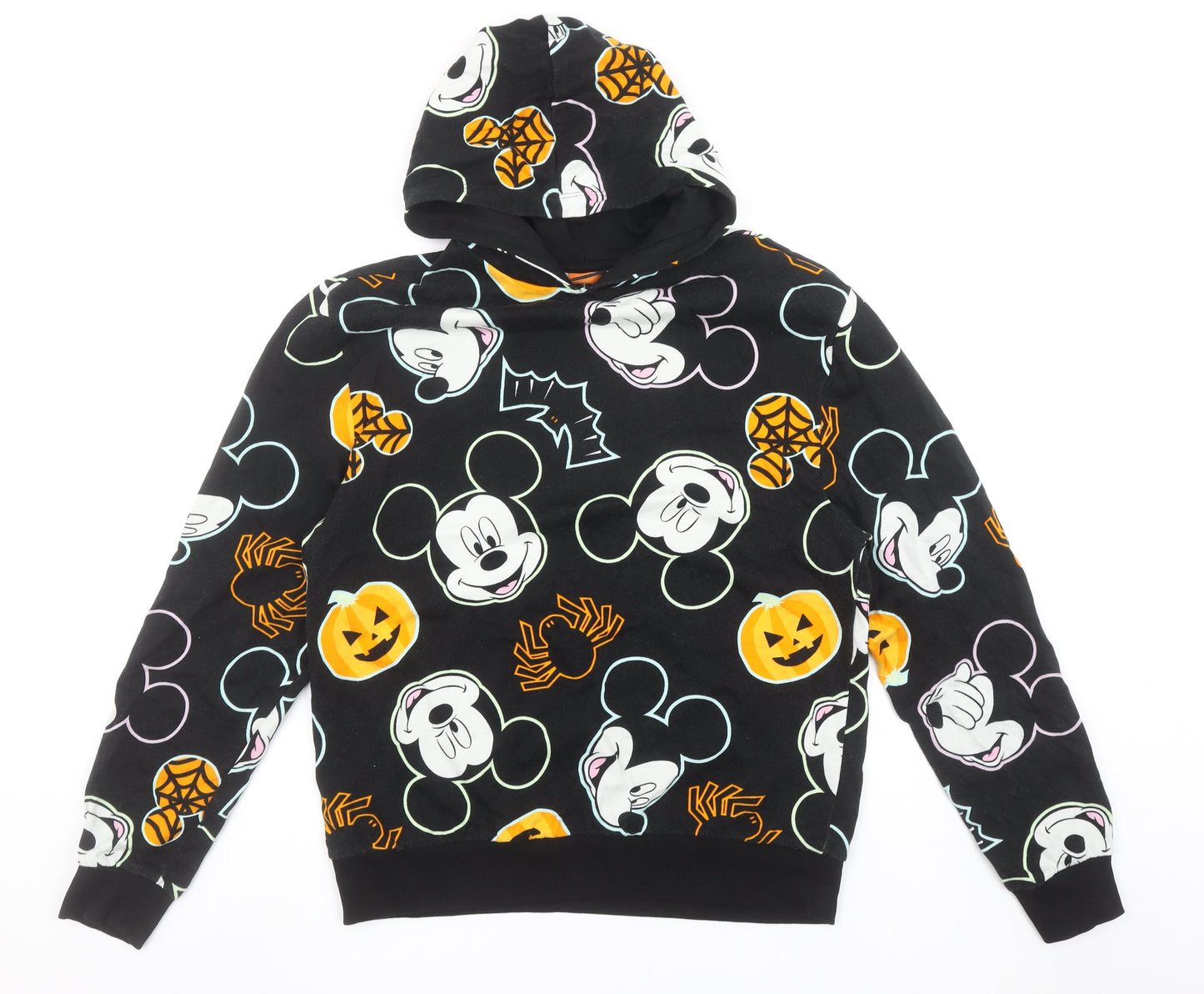 Womens UK Size S George Black Pullover Hoodie