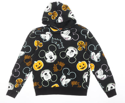 Womens UK Size S George Black Pullover Hoodie