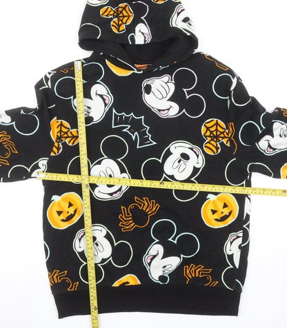 Womens UK Size S George Black Pullover Hoodie