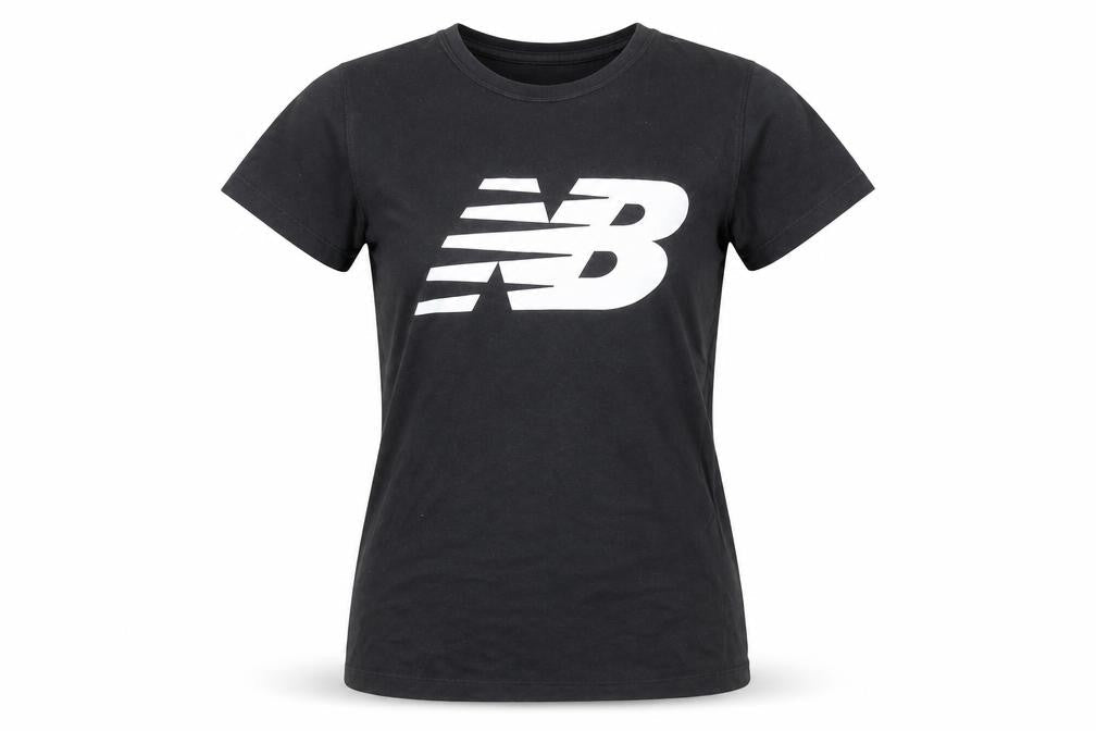 Womens UK Size XS New Balance Black Basic T-Shirt