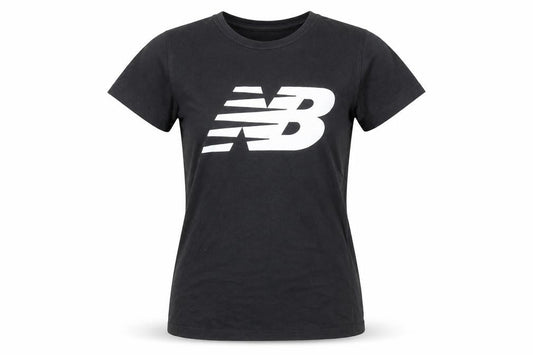 Womens UK Size XS New Balance Black Basic T-Shirt