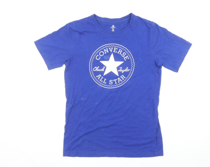 Boys UK Size XL Converse Blue BasicPullover T-Shirt
