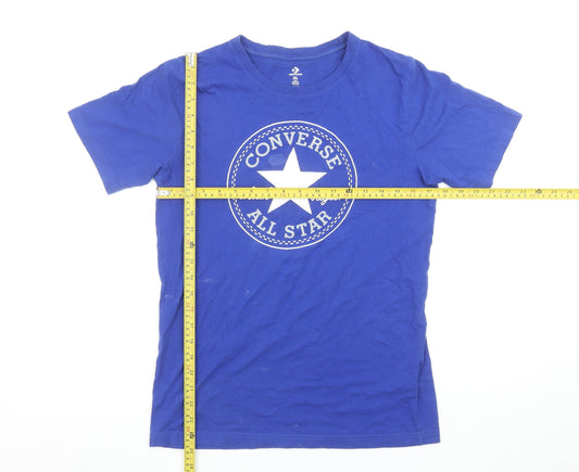 Boys UK Size XL Converse Blue BasicPullover T-Shirt