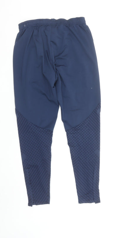 Nike PSG Mens Blue Slim Fit Track Pants S Football Activewear