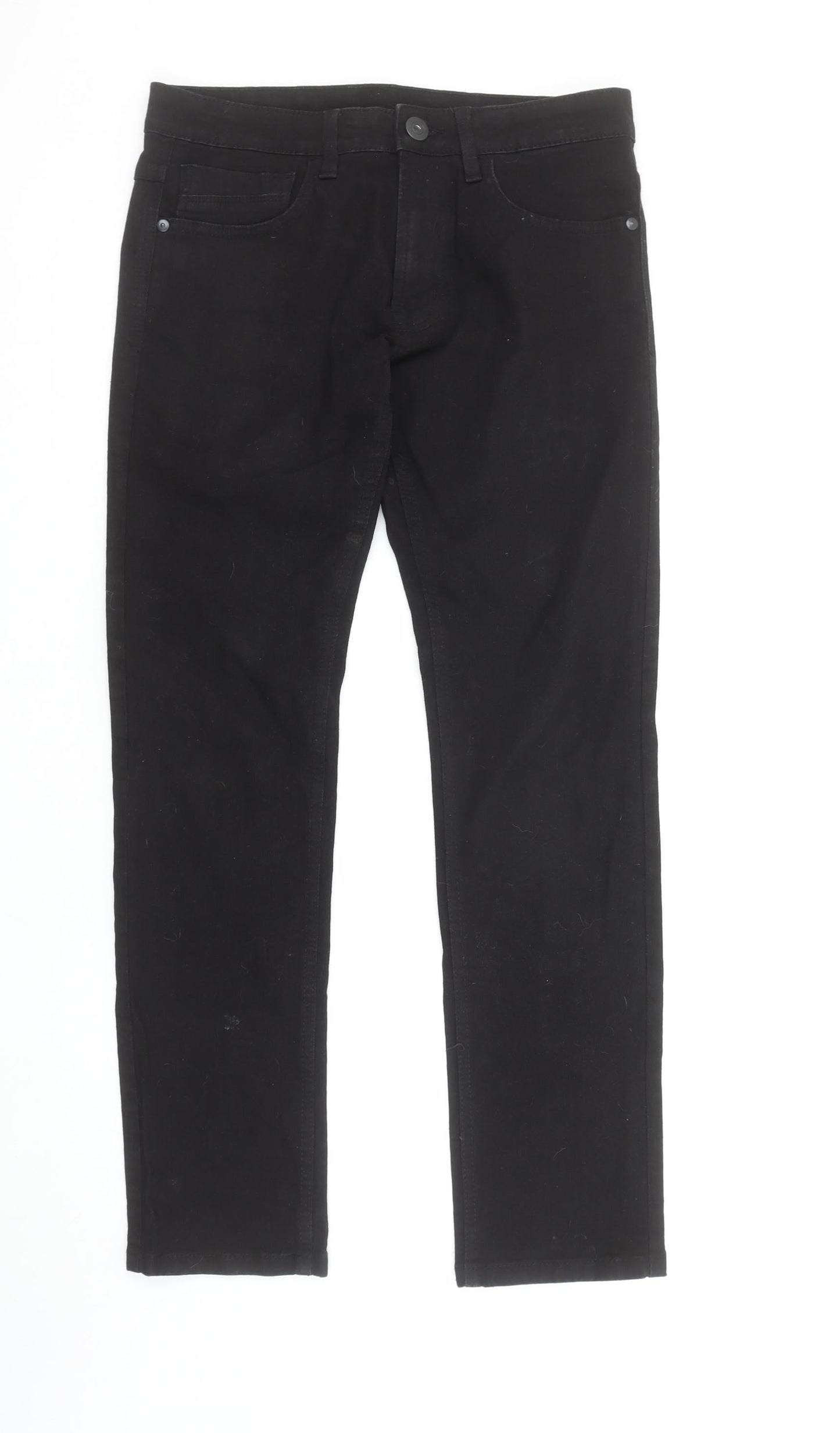 Dunnes Stores Men's Black 30W 30L Regular Fit Straight Jeans