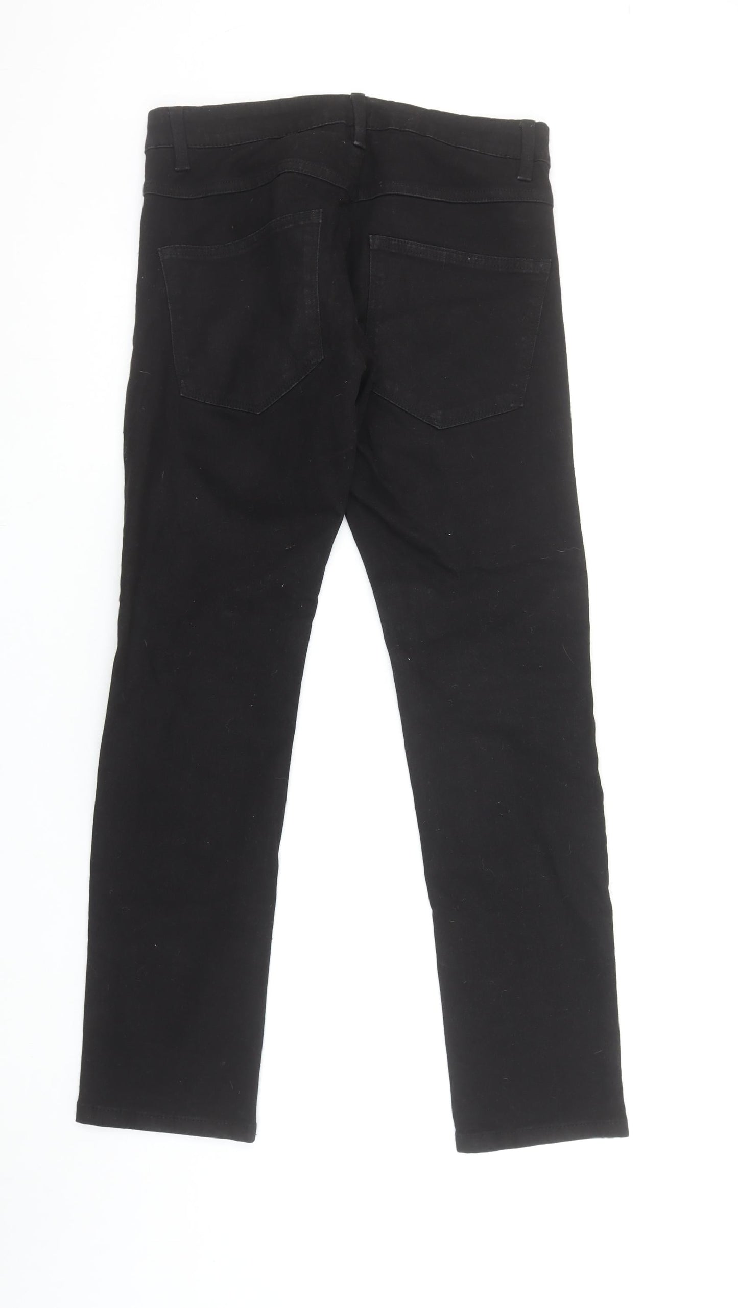 Dunnes Stores Men's Black 30W 30L Regular Fit Straight Jeans