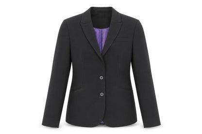 Womens UK Size 8R Brook Taverner Regular Black Blazer