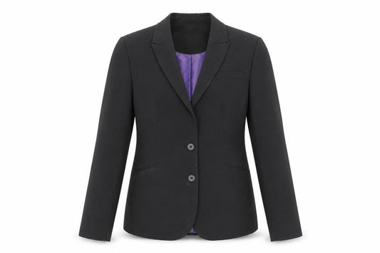 Womens UK Size 8R Brook Taverner Regular Black Blazer