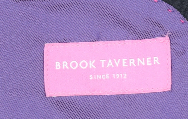 Brook Taverner Women’s Black Wool Blend Tailored Blazer Size 8R