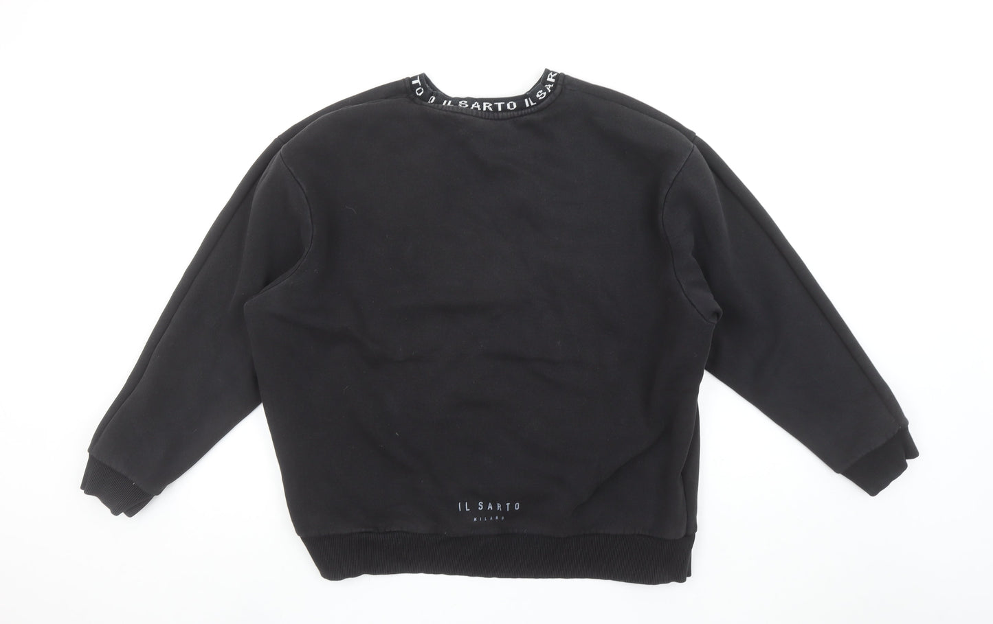 Mens UK Size M IL SARTO Black Pullover Sweatshirt