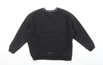 Mens UK Size M IL SARTO Black Pullover Sweatshirt