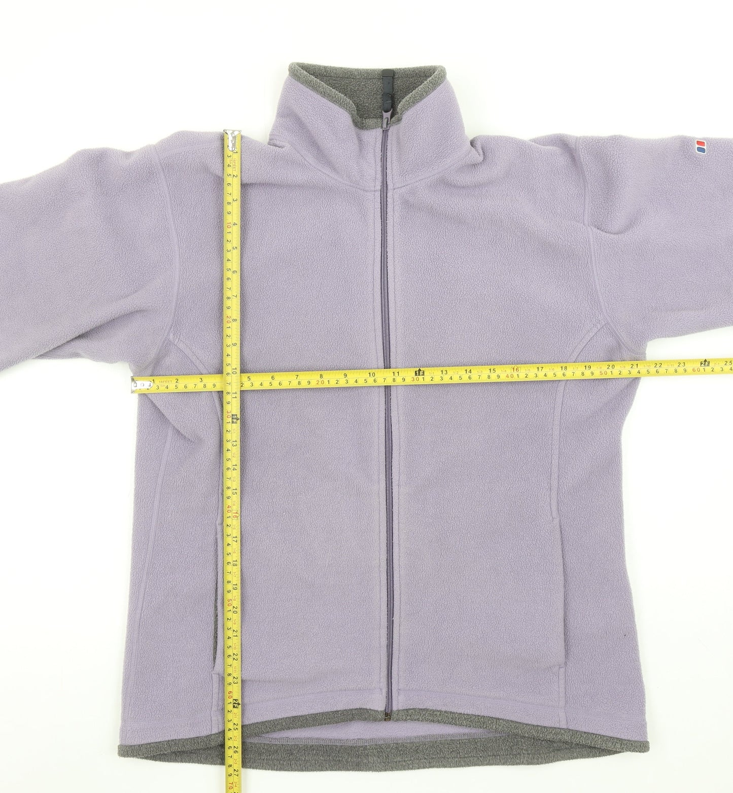 Berghaus Womens Purple Fleece Jacket Size 14 Full Zip Outdoor Coat