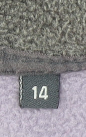 Berghaus Womens Purple Fleece Jacket Size 14 Full Zip Outdoor Coat