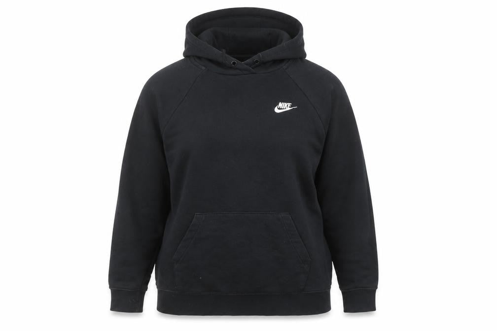 Womens UK Size L Nike Black Pullover Hoodie