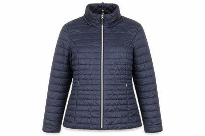 Womens UK Size 12 F&F Blue Puffer Jacket