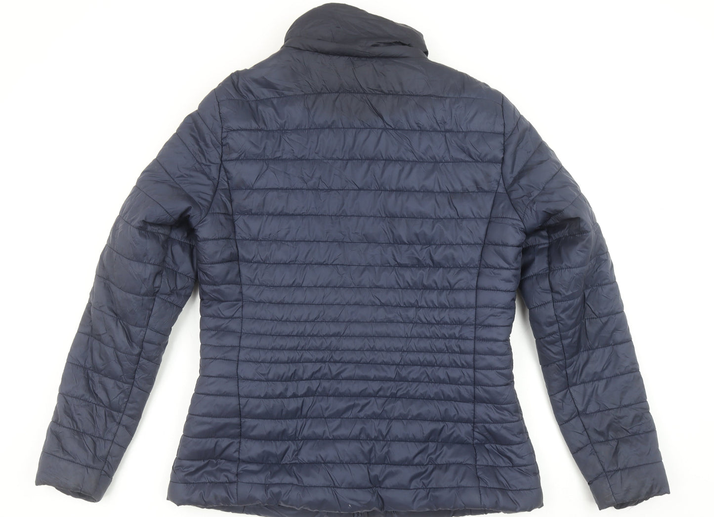 Womens UK Size 12 F&F Blue Puffer Jacket