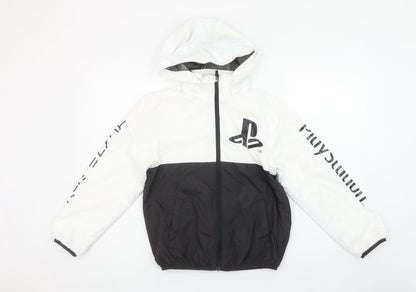 Boys UK Size 8-10 Years H&M Multicoloured Windbreaker Coat