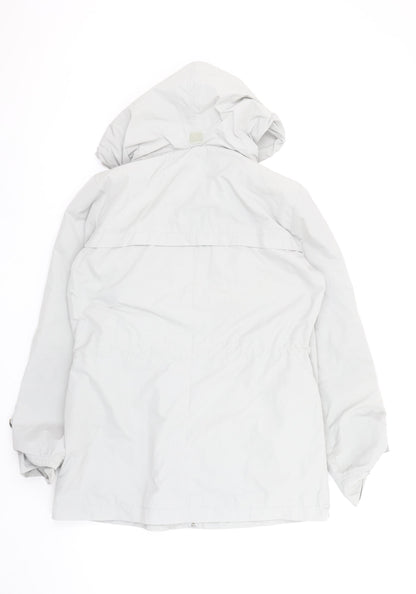 Womens UK Size 8 Marks and Spencer Grey Parka Coat