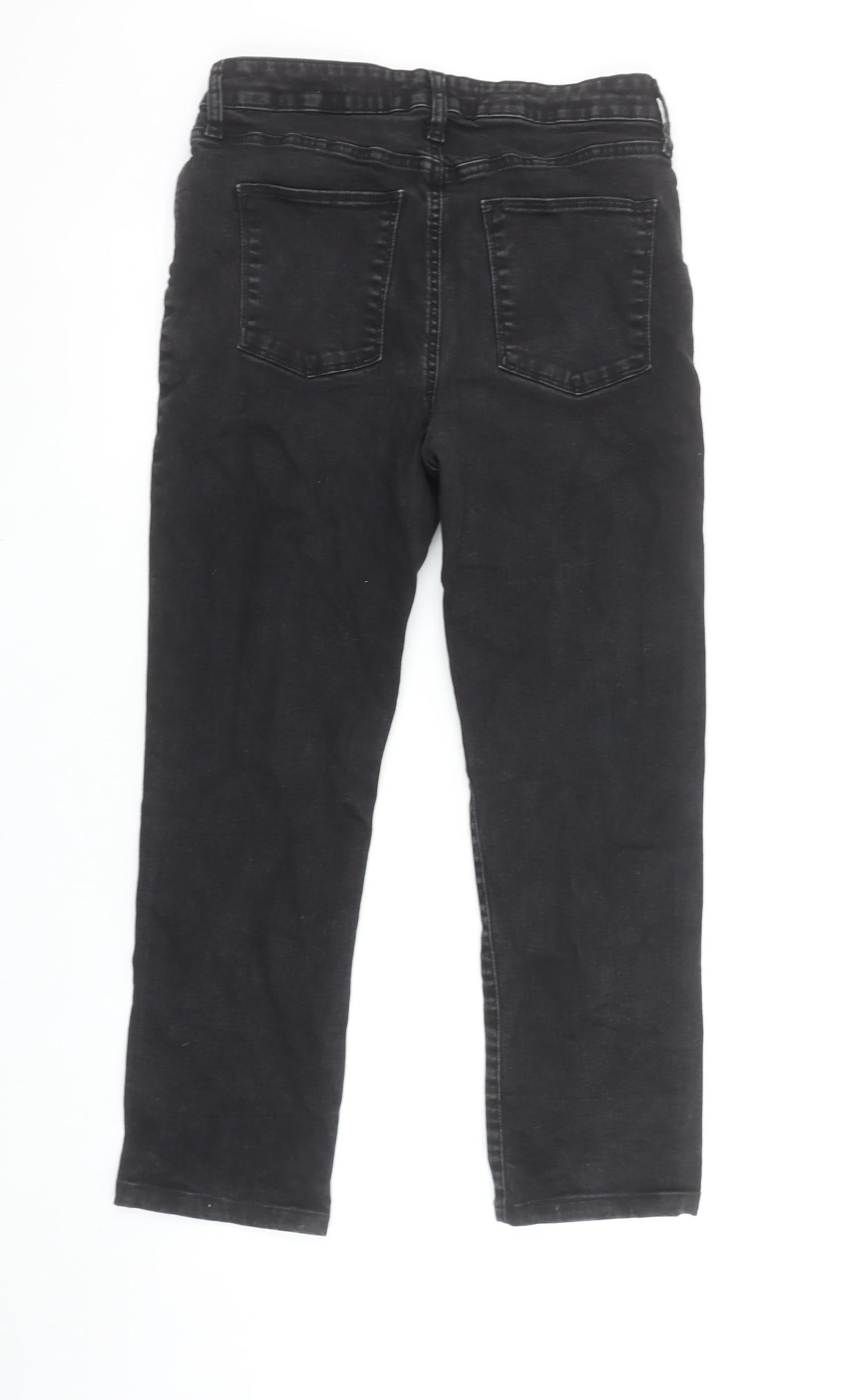 Very Women's Black Skinny Jeans Size 12 Short Stretch Denim