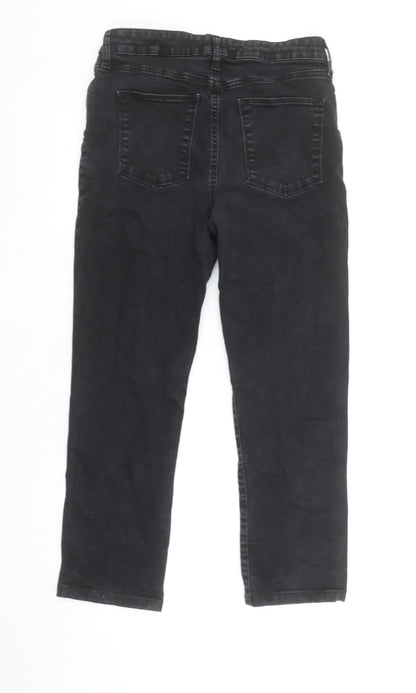 Very Women's Black Skinny Jeans Size 12 Short Stretch Denim