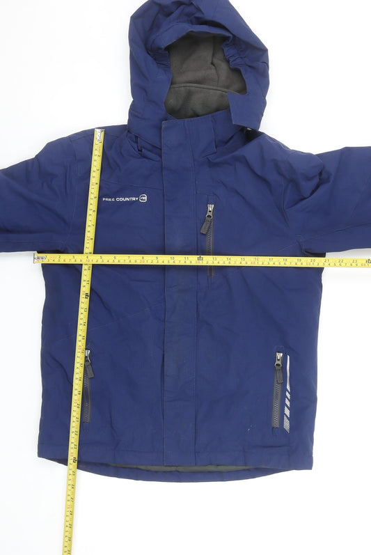 Boys UK Size 10 Years Free Country Blue Ski Jacket