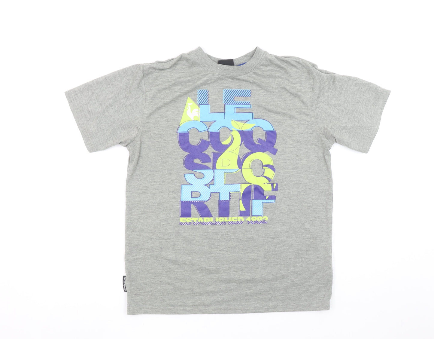 Boys UK Size XL le coq sportif Grey Basic T-Shirt